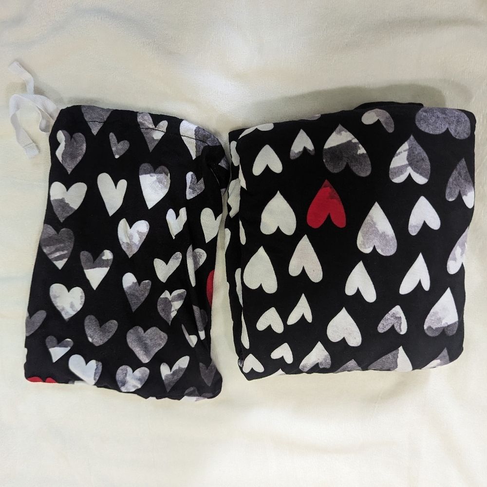 Little Sleepies Monochrome Hearts Crib Sheet BNIB
